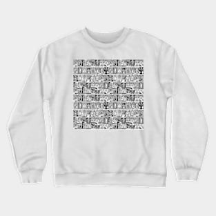 Grey Tarot Print - Major Arcana Crewneck Sweatshirt